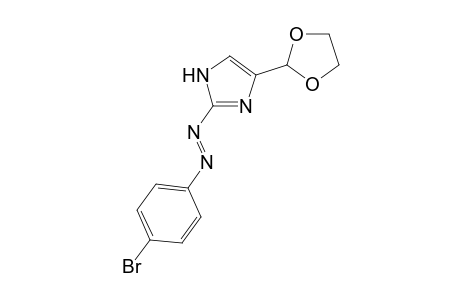 2-[(4'-Bromophenyl)diazenyl]-4(5)-(dioxolan-2"-yl)imidazole