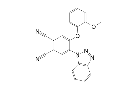 4-(1H-1,2,3-benzotriazol-1-yl)-5-(2-methoxyphenoxy)phthalonitrile