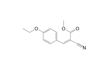 2-Propenoic acid, 2-cyano-3-(4-ethoxyphenyl)-, methyl ester