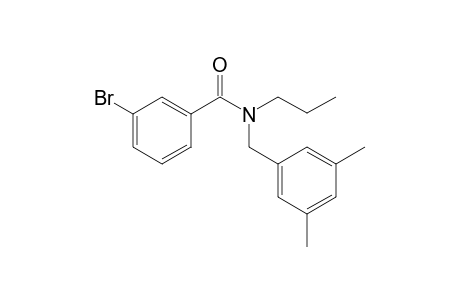 Benzamide, 3-bromo-N-(3,5-dimethylbenzyl)-N-propyl-