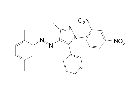 1-(2,4-dinitrophenyl)-3-methyl-5-phenyl-4-(2,5-xylylazo)pyrazole