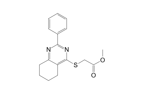 2-[(2-phenyl-5,6,7,8-tetrahydroquinazolin-4-yl)thio]acetic acid methyl ester