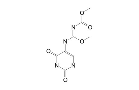 5-[1-(3-METHOXYCARBONYL)-O-METHYL-PSEUDO-UREIDO]-URACIL