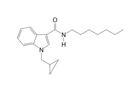 1-Cyclopropylmethyl-N-heptyl-1H-indole-3-carboxamide