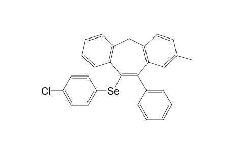 (4-Chlorophenyl)(2-methyl-11-phenyl-5H-dibenzo[a,d][7]annulen-10-yl)selane