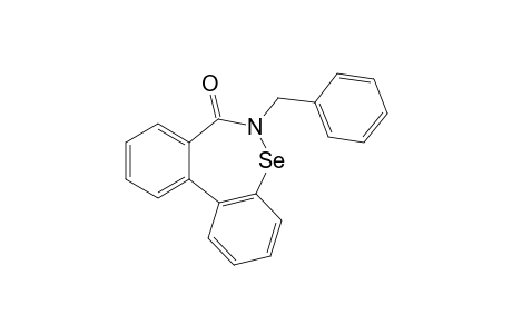 N-Benzyl dibenzo[d,f]-1,2-selenazepin-3-one