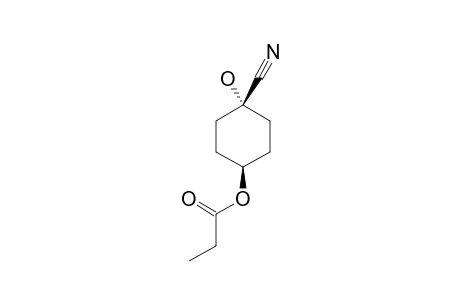 TRANS-4-PROPIONYLOXYCYCLOHEXANONE-CYANOHYDRIN