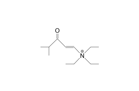 .beta.-Isobutyryl-vinyl-triethylammonium cation