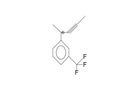 2-(3-Trifluoromethyl-phenyl)-pent-3-yn-2-yl cation