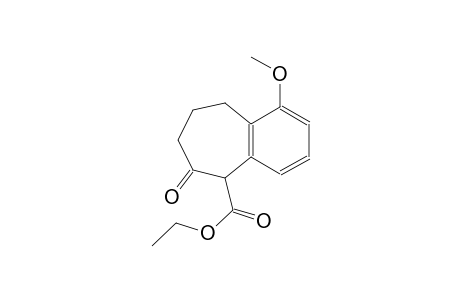5H-Benzocycloheptene-5-carboxylic acid, 6,7,8,9-tetrahydro-1-methoxy-6-oxo-, ethyl ester