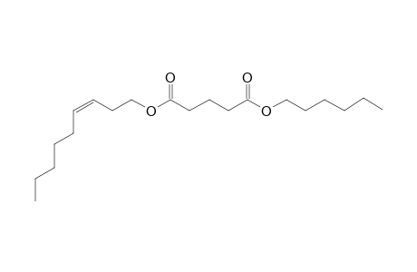 Glutraic acid, cis-non-3-enyl hexyl ester