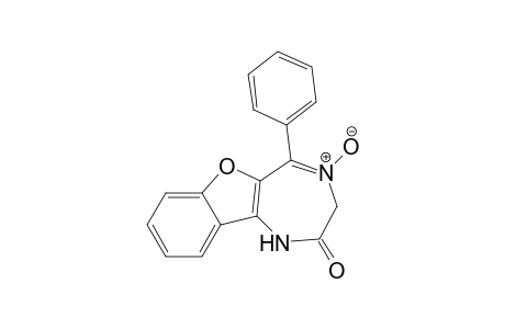2H-Benzofuro[3,2-e]-1,4-diazepin-2-one, 1,3-dihydro-5-phenyl-, 4-oxide