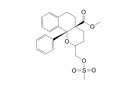 Methyl (4aS*,10bR*)-2-{[(Methylsulfonyl)oxy]methyl}-10b-phenyl-3,4,6,10b-tetrahydro-2H-benzo[h]chromene-4a(5H)-carboxylate Mesylate Dev.
