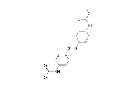 Methyl 4-((4-[(methoxycarbonyl)amino]phenyl)disulfanyl)phenylcarbamate