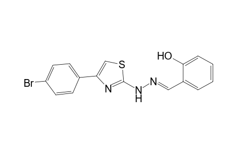 2-({2-[4-(4-Bromophenyl)-1,3-thiazol-2-yl]hydrazinylidene}-methyl)phenol
