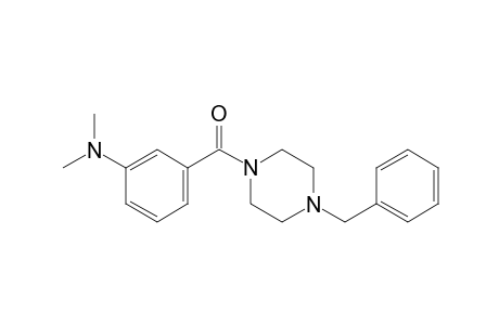 (4-benzylpiperazin-1-yl)-[3-(dimethylamino)phenyl]methanone