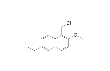 1-(CHLOROMETHYL)-6-ETHYL-2-METHOXYNAPHTHALENE