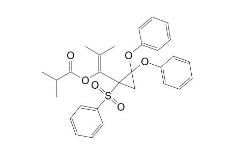 1-[2,2-Diphenoxy-1-(phenylsulfonyl)cyclopropyl]-2-methylpropenyl 2-methylpropanoate