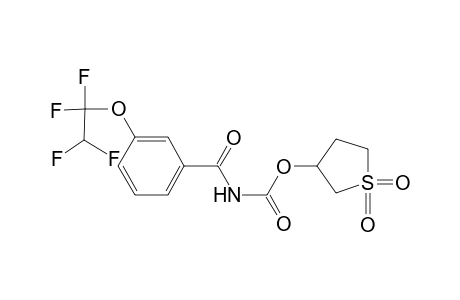 (1,1-dioxothiolan-3-yl) N-[3-(1,1,2,2-tetrafluoroethoxy)benzoyl]carbamate