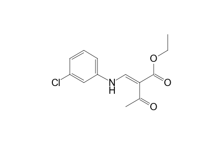 (2E)-2-[(3-chloroanilino)methylidene]-3-oxobutanoic acid ethyl ester