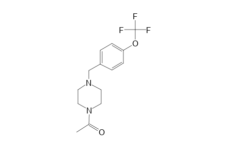 1-[4-(Trifluoromethoxy)benzyl]piperazine, N-acetyl-