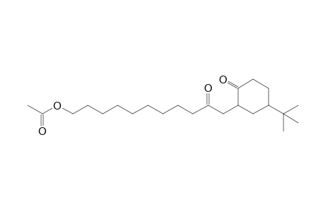10-Acetoxy-1-(5-tert-butyl-2-oxocyclohexylmethyl)decanal