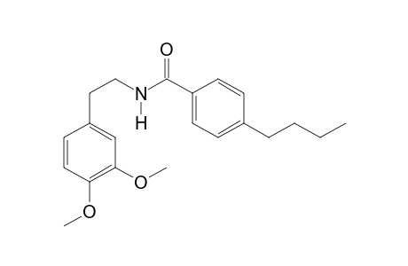 3,4-Dimethoxyphenethylamine 4-butylbenzoyl