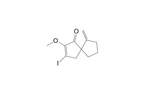 2-Methoxy-3-iodo-6-mthylenespiro[4.4]non-2-en-1-one