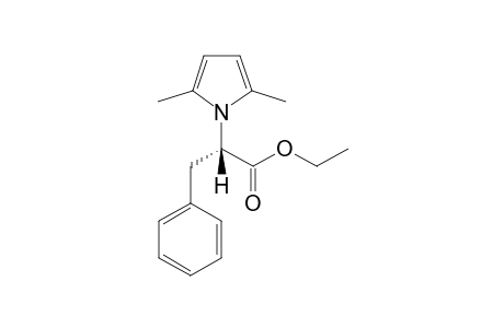 Ethyl Ester of (S)-2-(2,5-Dimethyl-1H-pyrrol-1-yl)-3-phenylpropionic Acid