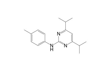 4,6-Diisopropyl-2-(4-toluidino)pyrimidin-nitrate