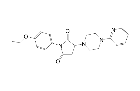 1-(4-ethoxyphenyl)-3-[4-(2-pyridinyl)-1-piperazinyl]-2,5-pyrrolidinedione