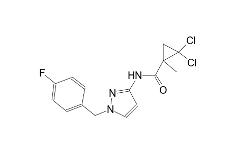 2,2-dichloro-N-[1-(4-fluorobenzyl)-1H-pyrazol-3-yl]-1-methylcyclopropanecarboxamide