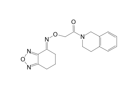 2,1,3-Benzoxadiazol-4(5H)-one, 6,7-dihydro-, O-[2-[3,4-dihydro-2(1H)-isoquinolinyl]-2-oxoethyl]oxime