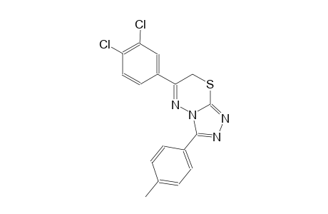 6-(3,4-dichlorophenyl)-3-(4-methylphenyl)-7H-[1,2,4]triazolo[3,4-b][1,3,4]thiadiazine