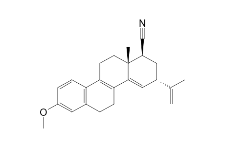 (1S,3S,12aR)-3-Isopropenyl-8-methoxy-12a-methyl-1,2,3,4,4a,5,6,11,12,12a-decahydro-chrysene-1-carbonitrile