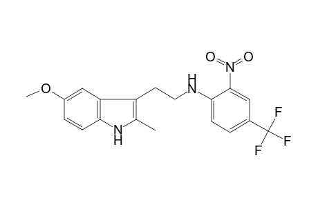 N-[2-(5-methoxy-2-methyl-1H-indol-3-yl)ethyl]-2-nitro-4-(trifluoromethyl)aniline