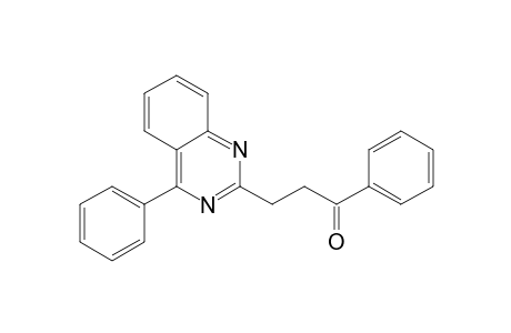 1-Propanone, 1-phenyl-3-(4-phenyl-2-quinazolinyl)-