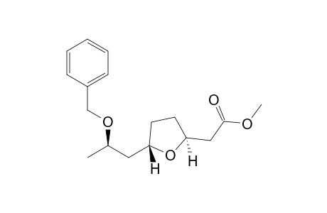 [5-(2-Benzyloxypropyl)tetrahydrofuran-2-yl]acetic acid methyl ester