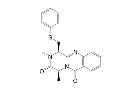 (1R,4S)-2,4-Dimethyl-1-phenylsulfanylmethyl-1,2-dihydro-2,4a,9-triaza-anthracene-3,10-dione