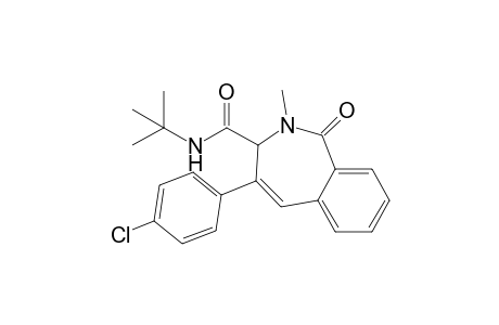 N-(tert-Butyl)-4-(4-chlorophenyl)-2-methyl-2,3-dihydro-1H-2-benzazepin-1-one-3-carboxamide