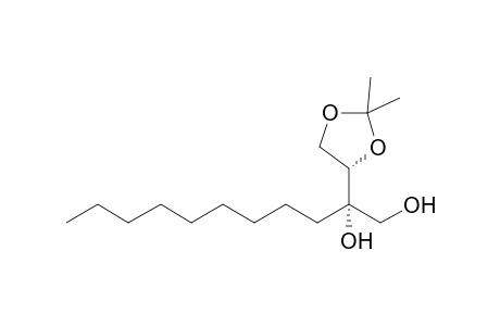 (2S)-2-[(4S)-2,2-dimethyl-1,3-dioxolan-4-yl]undecane-1,2-diol