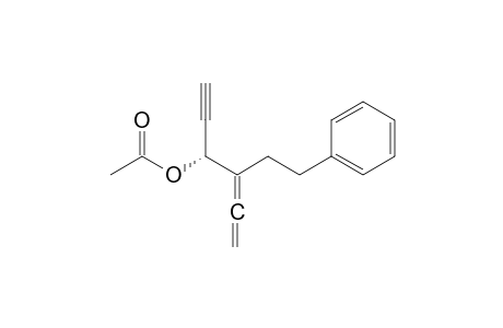 (R)-(+)-4-(2'-Phenylethyl)hexa-4,5-dien-1-yn-3-yl acetate