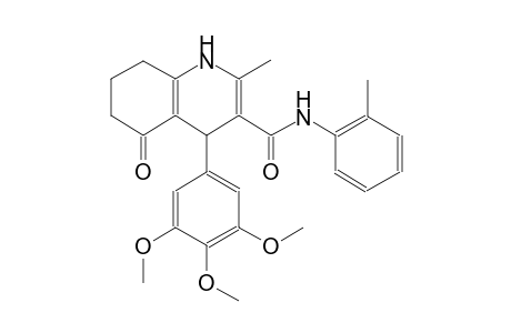 3-quinolinecarboxamide, 1,4,5,6,7,8-hexahydro-2-methyl-N-(2-methylphenyl)-5-oxo-4-(3,4,5-trimethoxyphenyl)-