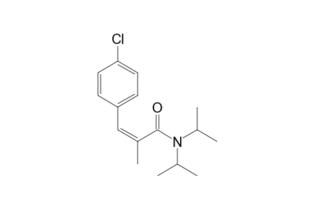 (Z)-3-(4-chlorophenyl)-2-methyl-N,N-di(propan-2-yl)-2-propenamide