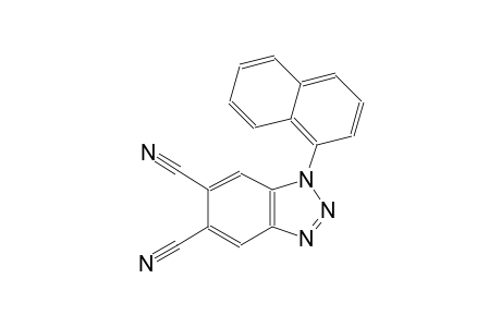 1H-1,2,3-benzotriazole-5,6-dicarbonitrile, 1-(1-naphthalenyl)-