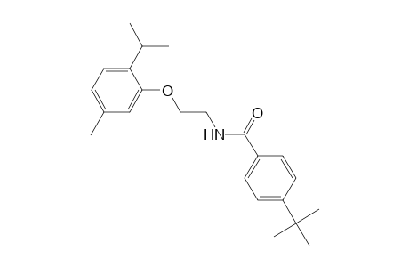 4-tert-Butyl-N-[2-(5-methyl-2-propan-2-yl-phenoxy)ethyl]benzamide