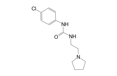 urea, N-(4-chlorophenyl)-N'-[2-(1-pyrrolidinyl)ethyl]-