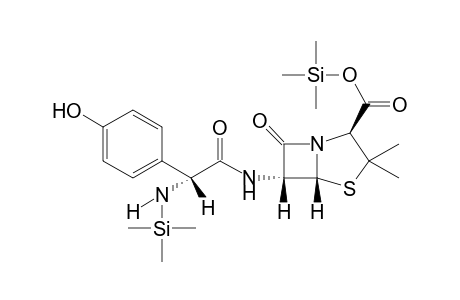 Amoxicillin 2TMS (O-ester,N)