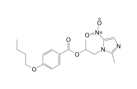 1-(2'-Methyl-5'-nitro-1'H-imidazol-1'-yl)propan-2-yl-4"-butoxybenzoate