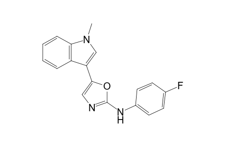 (4-fluorophenyl)-[5-(1-methylindol-3-yl)oxazol-2-yl]amine